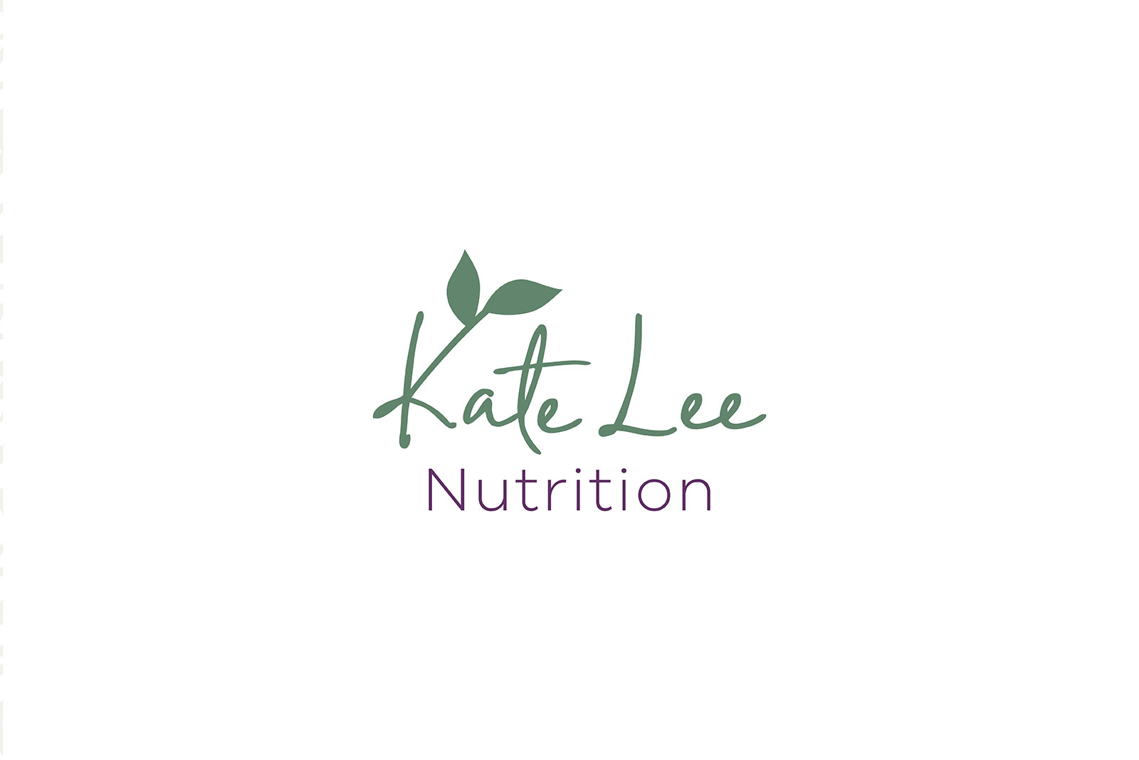 Kate Lee Nutrition Logo Design