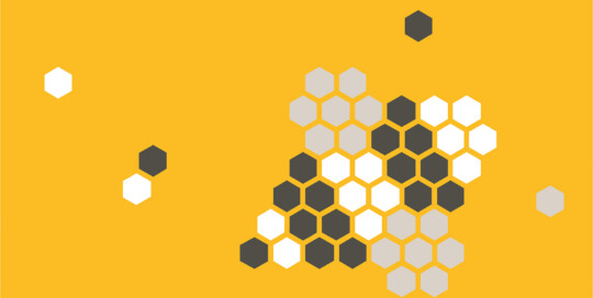 Network bee icon design