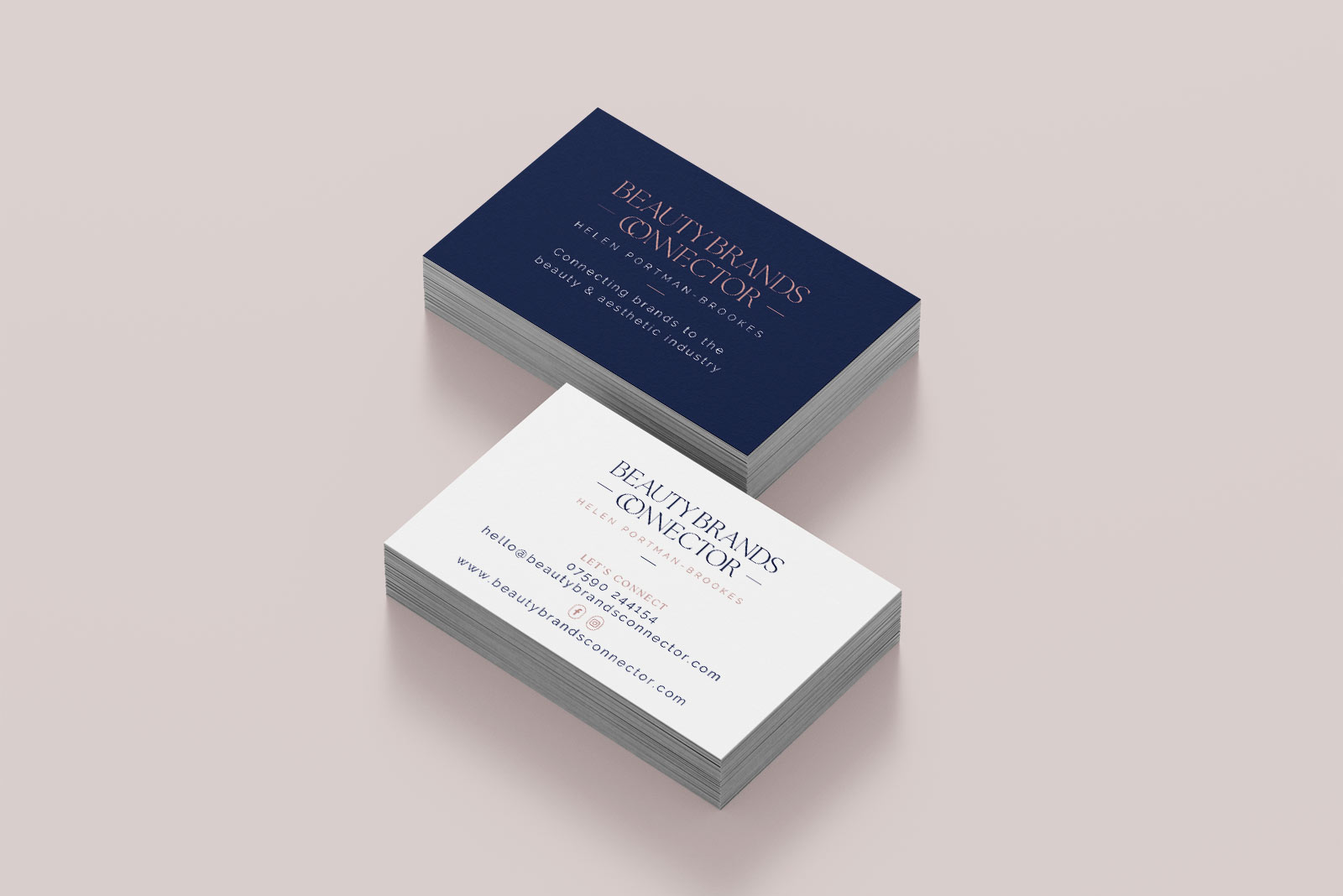 branded business card design