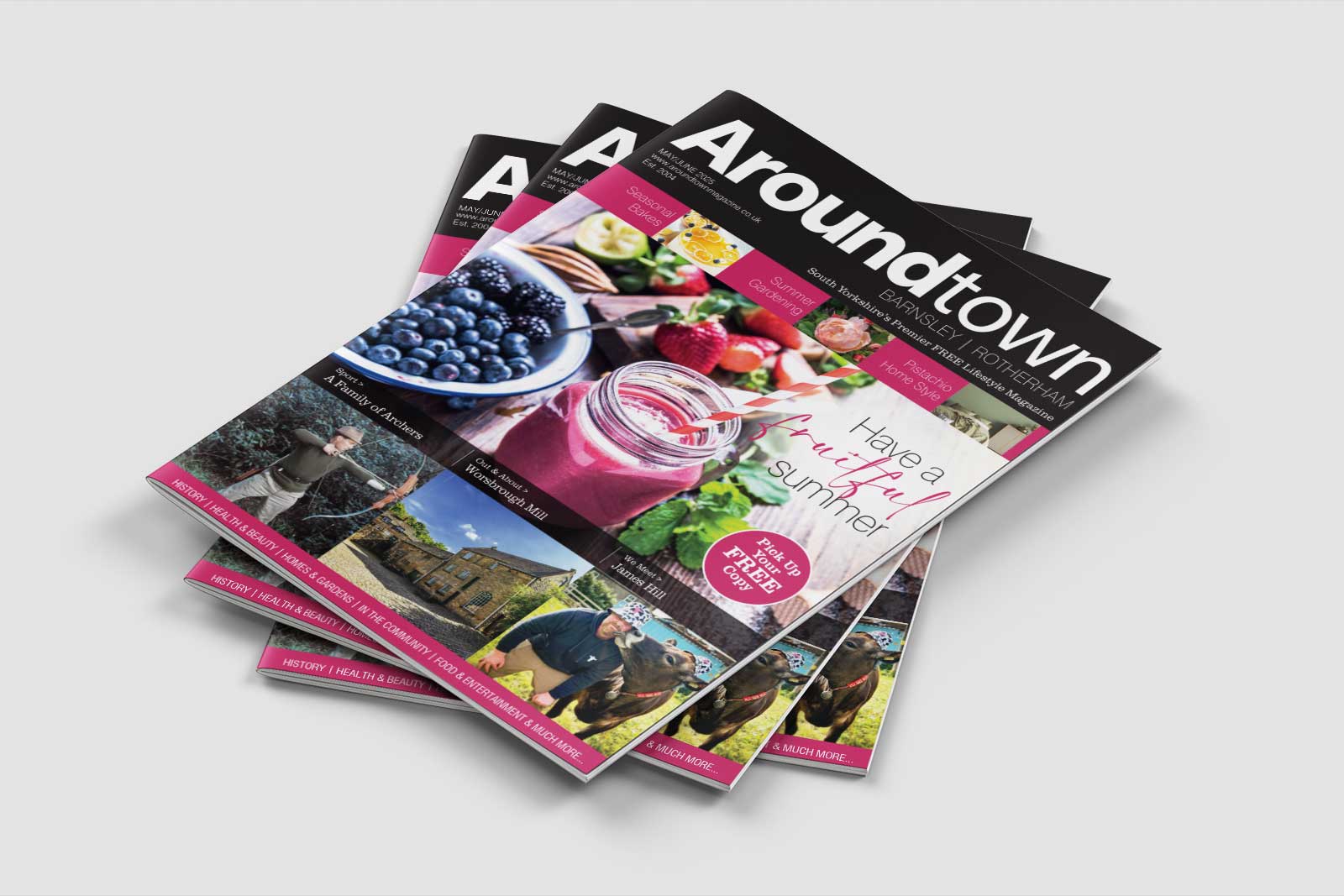 barnsley and rotherham local lifestyle magazine design
