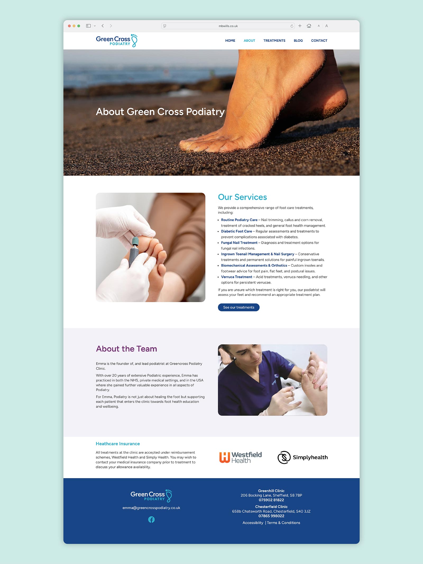 modern-podiatrist-website-design